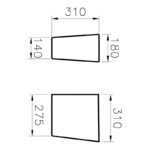Vitra S50 Large Semi Pedestal