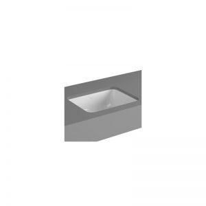 Vitra S20 Compact Under-Counter Basin 38cm Square No Taphole