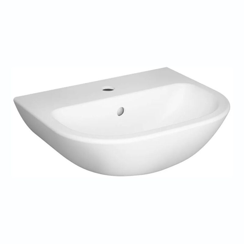 Vitra S20 Cloakroom Basin 45cm 1 Taphole White