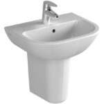 Vitra S20 Cloakroom Basin 45cm 1 Taphole White