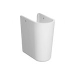 Vitra S20 450mm 1 Tap Hole Basin & Small Semi Pedestal