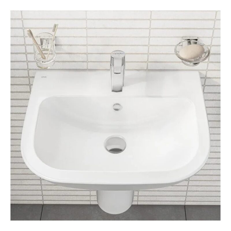 Vitra S20 550x440mm 1 Tap Hole Basin