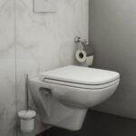 Vitra S20 Wall-Hung Short Projection Toilet with Standard Seat