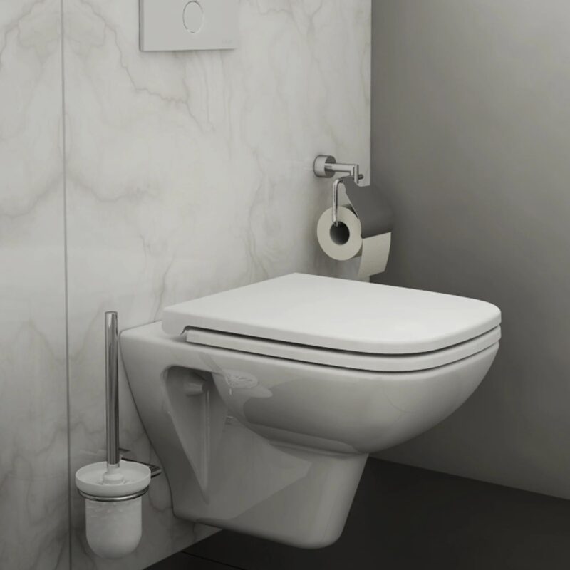 Vitra S20 Wall-Hung Short Projection Toilet with Soft Close Seat