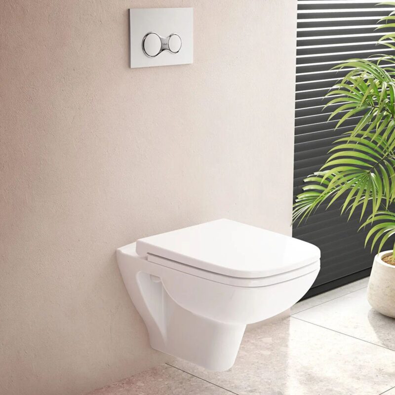 Vitra S20 Wall Hung WC Pan & Soft Close Toilet Seat
