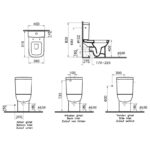 Vitra S20 Open Backed WC Pan