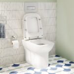 Vitra S20 Back To Wall Toilet with Standard Seat