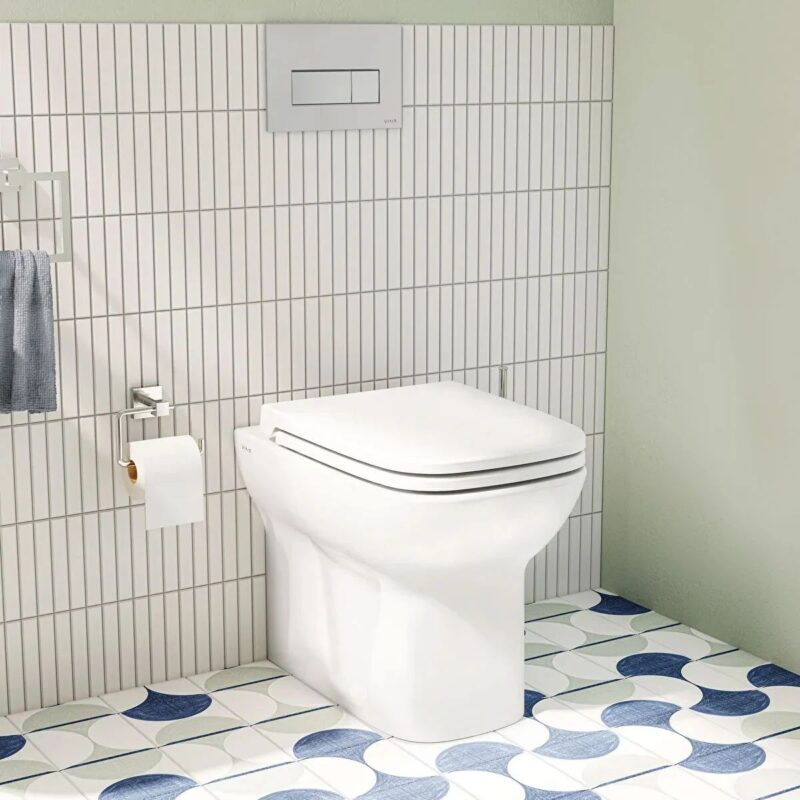 Vitra S20 Back To Wall Toilet with Soft Close Seat