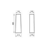 Vitra S20 Pedestal White