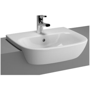 Vitra Zentrum Semi-Recessed Washbasin 50cm