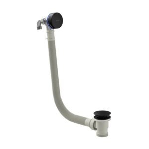 Vitra Round Exo Overflow Bath Filler Matt Black