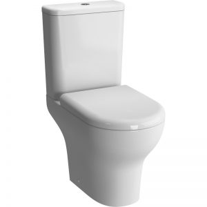 Vitra Zentrum Close Coupled Open Back Toilet with Soft Close Seat