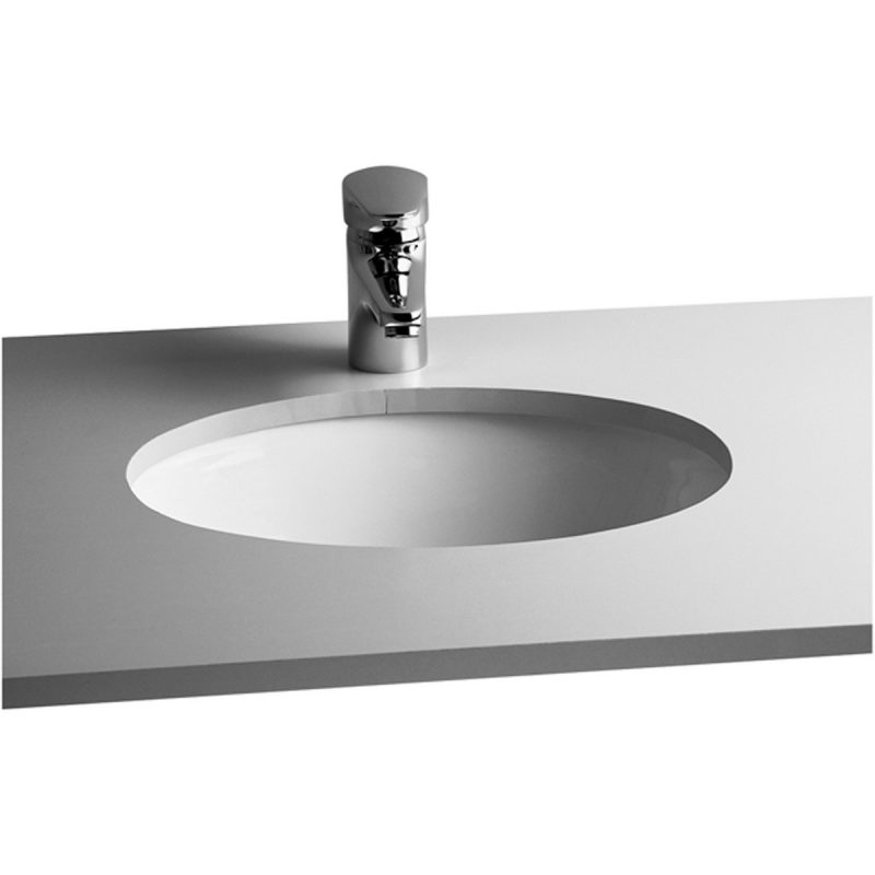 Vitra S20 Compact Under-Counter Basin 42cm Oval No Taphole