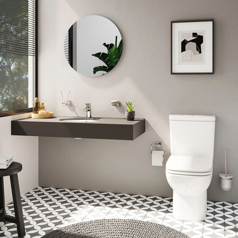 Vitra S20 Compact Under-Counter Basin 42cm Oval No Taphole