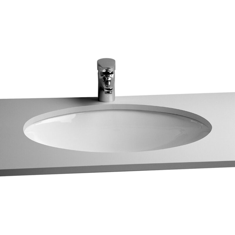 Vitra S20 Compact Under-Counter Basin 52cm Oval No Taphole Vitra S20 Compact Under-Counter Basin 52cm Oval No Taphole