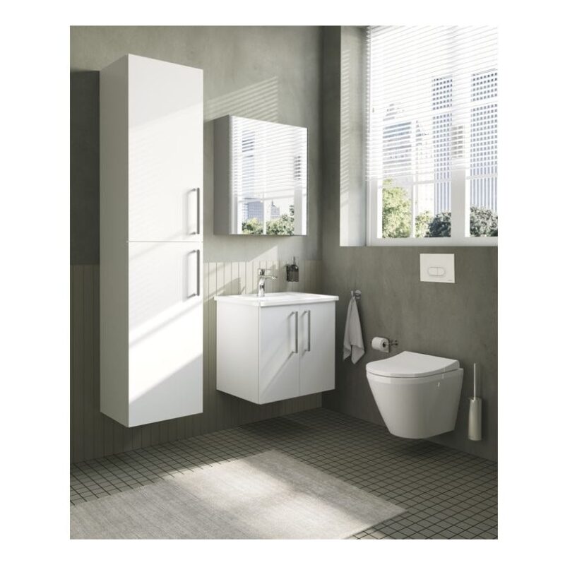 Vitra Root Flat 400mm Tall Unit High Gloss White