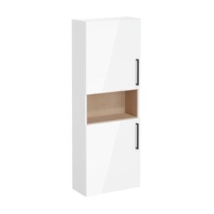 Vitra Root Flat Compact Short Tall Unit High Gloss White