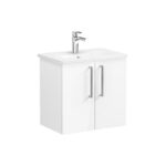 Vitra Zentrum 600mm Gloss White Unit & Basin