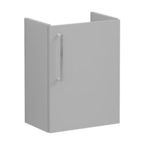 Vitra Root Flat 450mm Matt Grey Compact 1 Door Basin Unit