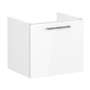 Vitra Root Flat 600mm 1 Drawer Gloss White Basin Unit