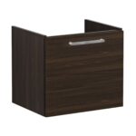 Vitra Root Flat 600mm 1 Drawer Basin Unit Walnut