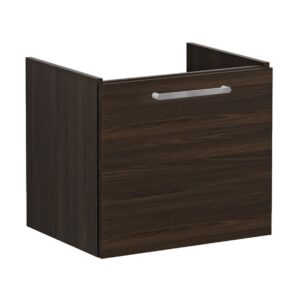 Vitra Root Flat 600mm 1 Drawer Basin Unit Walnut