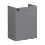 Vitra Root Classic 450mm Compact 1 Door Basin Unit Matt Grey