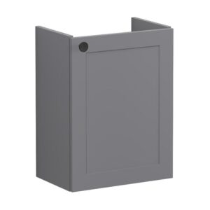 Vitra Root Classic 450mm Compact 1 Door Basin Unit Matt Grey