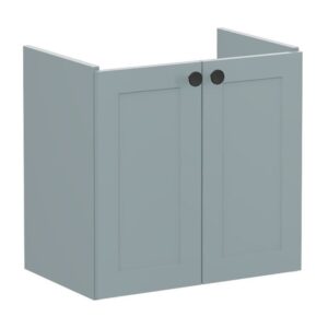 Vitra Root Classic 600mm Compact 2 Door Basin Unit Matt Fjord Green