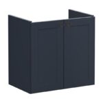 Vitra Root Classic 600mm Compact 2 Door Basin Unit Matt Navy