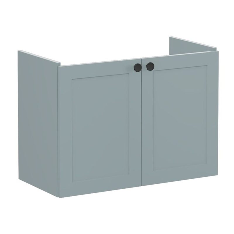Vitra Root Classic 800mm Compact 2 Door Basin Unit Matt Fjord Green Vitra Root Classic 800mm Compact 2 Door Basin Unit Matt Fjord Green