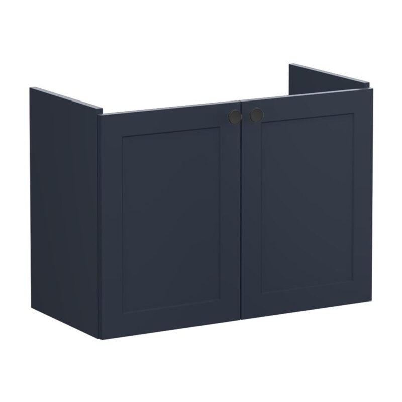 Vitra Root Classic 800mm Compact 2 Door Basin Unit Matt Navy Vitra Root Classic 800mm Compact 2 Door Basin Unit Matt Navy