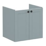 Vitra Root Classic 600mm 2 Door Wall Hung Basin Unit Matt Green