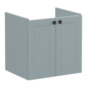 Vitra Root Classic 600mm 2 Door Wall Hung Basin Unit Matt Green