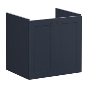 Vitra Root Classic 600mm Wall Hung 2 Door Basin Unit Matt Navy