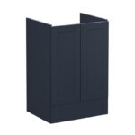 Vitra Root Classic 600mm 2 Door Floor Basin Unit Matt Navy
