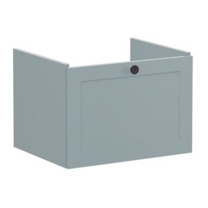 Vitra Root Classic 600mm 1 Drawer Basin Unit Matt Fjord Green