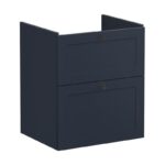 Vitra Root Classic 600mm 2 Drawer Basin Unit Matt Navy
