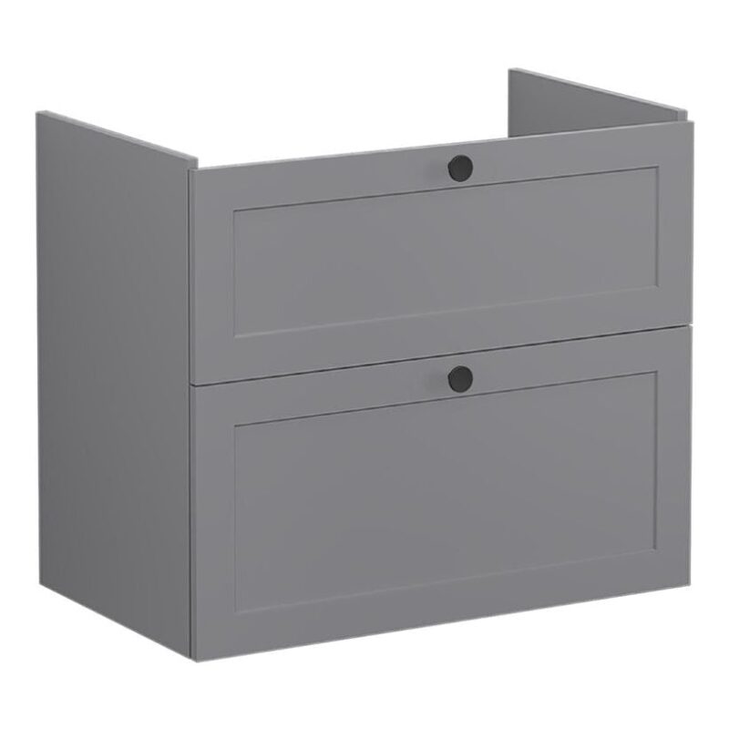 Vitra Root Classic 800mm 2 Drawer Basin Unit Matt Grey Vitra Root Classic 800mm 2 Drawer Basin Unit Matt Grey