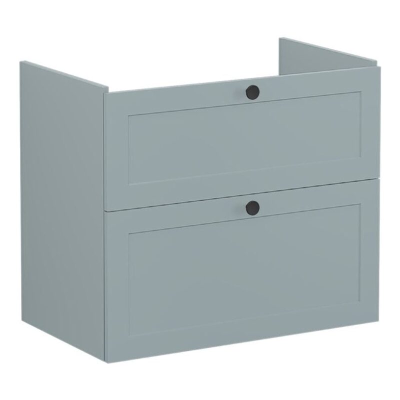 Vitra Root Classic 800mm 2 Drawer Basin Unit Matt Fjord Green Vitra Root Classic 800mm 2 Drawer Basin Unit Matt Fjord Green