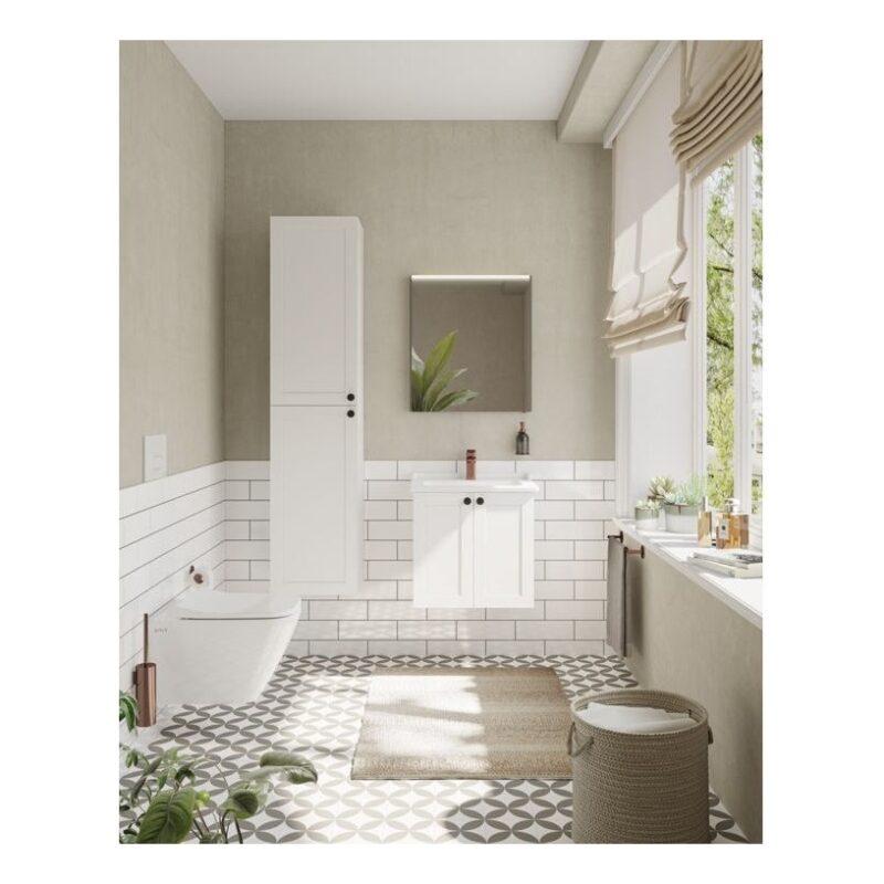 Vitra Root Classic 400mm Tall Unit Matt White