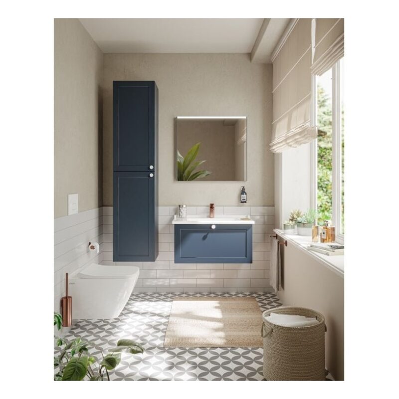 Vitra Root Classic 400mm Tall Unit Matt Navy Blue