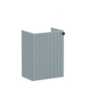 Vitra Root Groove 450mm Compact Basin Unit Left Door Matt Green