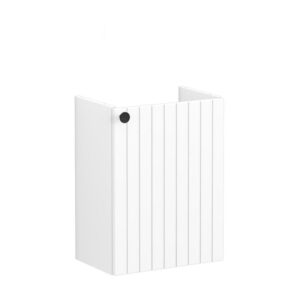 Vitra Root Groove 450mm Compact 1 Door Basin Unit Matt White