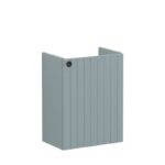 Vitra Root Groove 450mm Compact 1 Door Basin Unit Matt Green