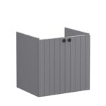 Vitra Root Groove 600mm 2 Door Basin Unit Matt Grey