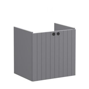 Vitra Root Groove 600mm 2 Door Basin Unit Matt Grey