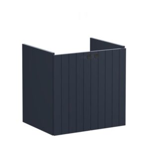 Vitra Root Groove 600mm 2 Door Basin Unit with Doors Matt Navy