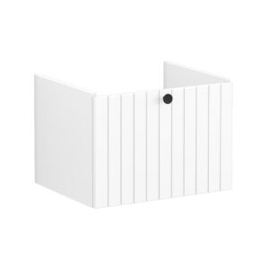 Vitra Root Groove 600mm 1 Drawer Basin Unit Matt White