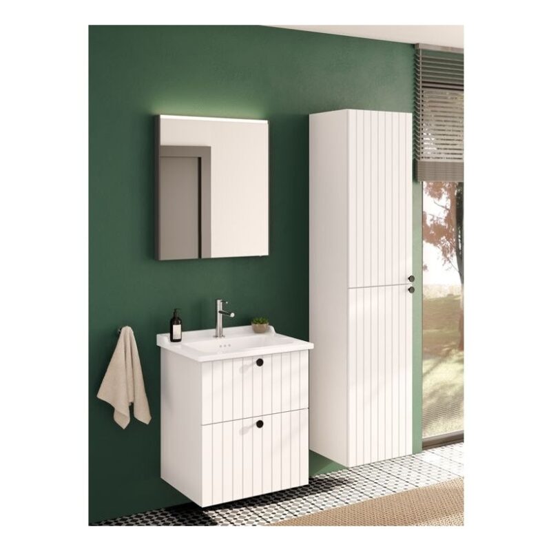 Vitra Root Groove 400mm Tall Unit Matt White
